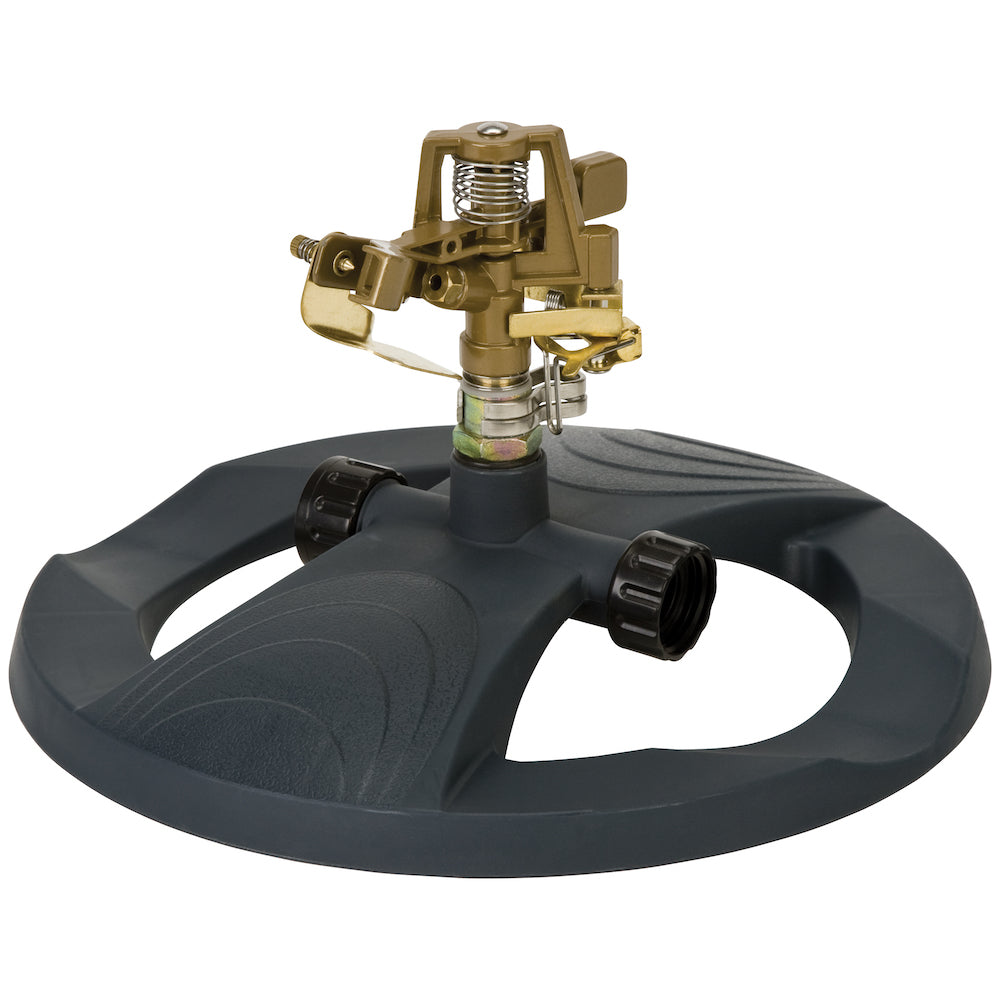 Metal Pulsating Sprinkler, Weighted Base – Melnor
