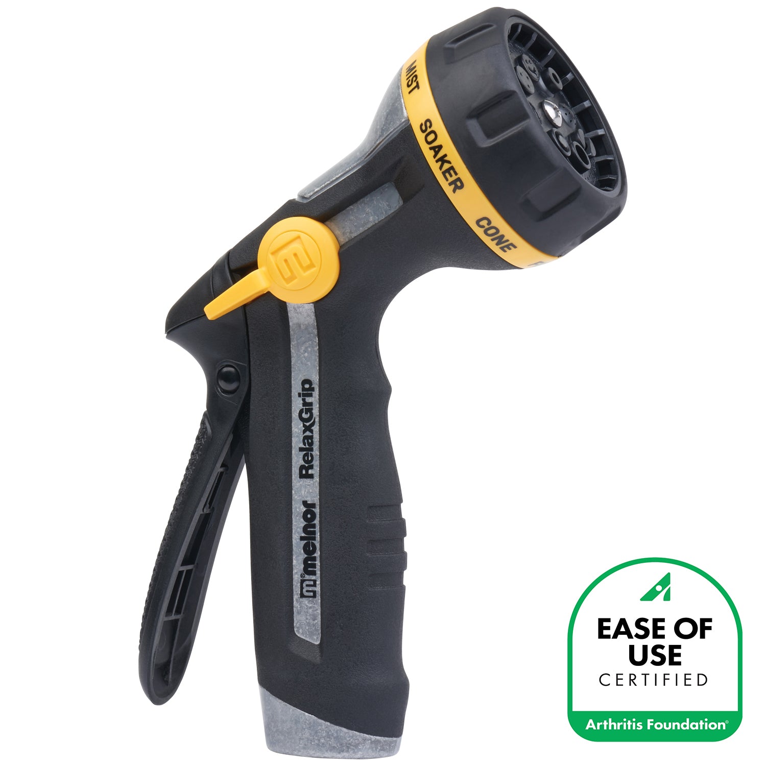 RelaxGrip® Metal 8-Pattern Nozzle – Melnor
