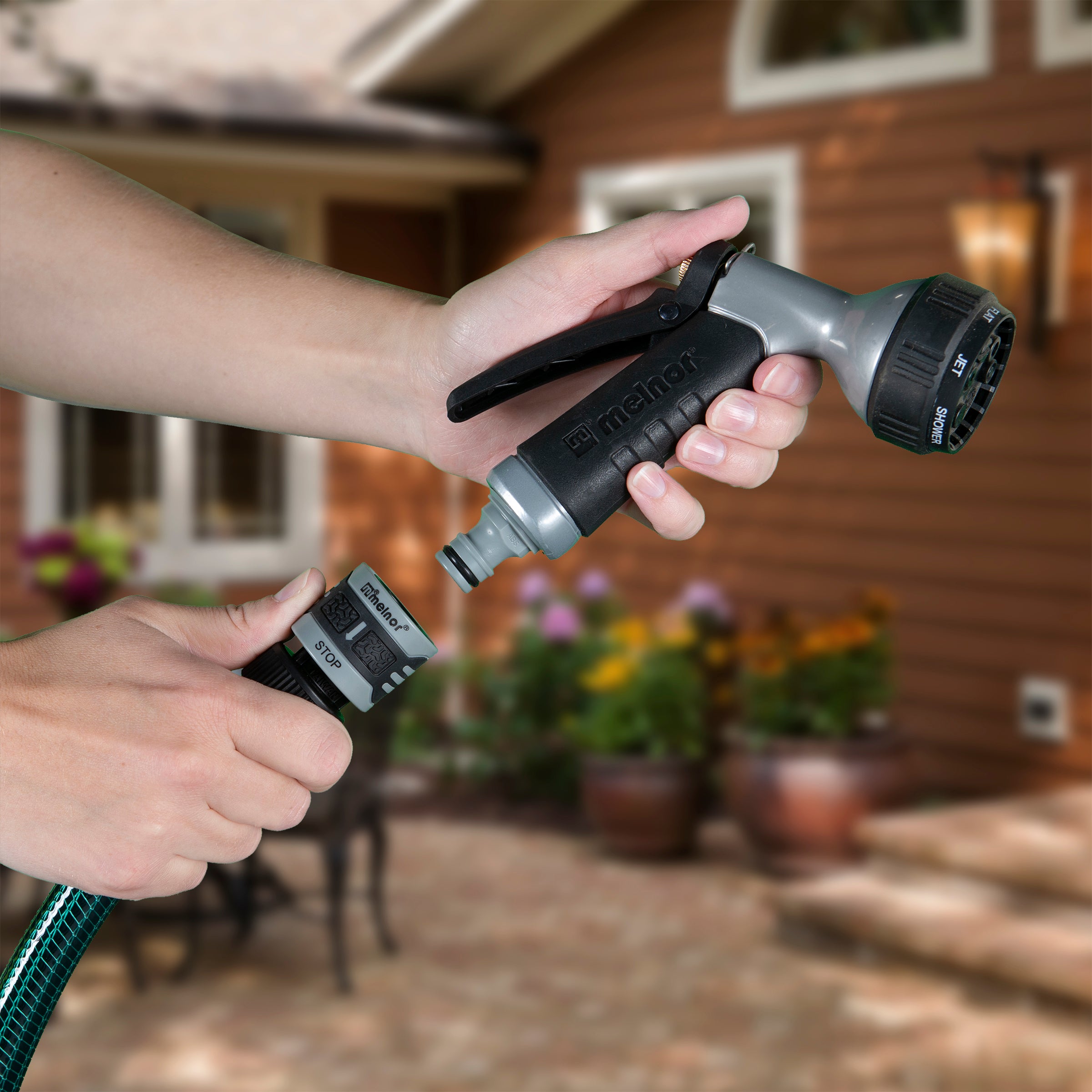 quick connect garden hose sprayer Melnor QuickConnect™ System