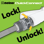 Melnor Quick Connect lock and unlocks