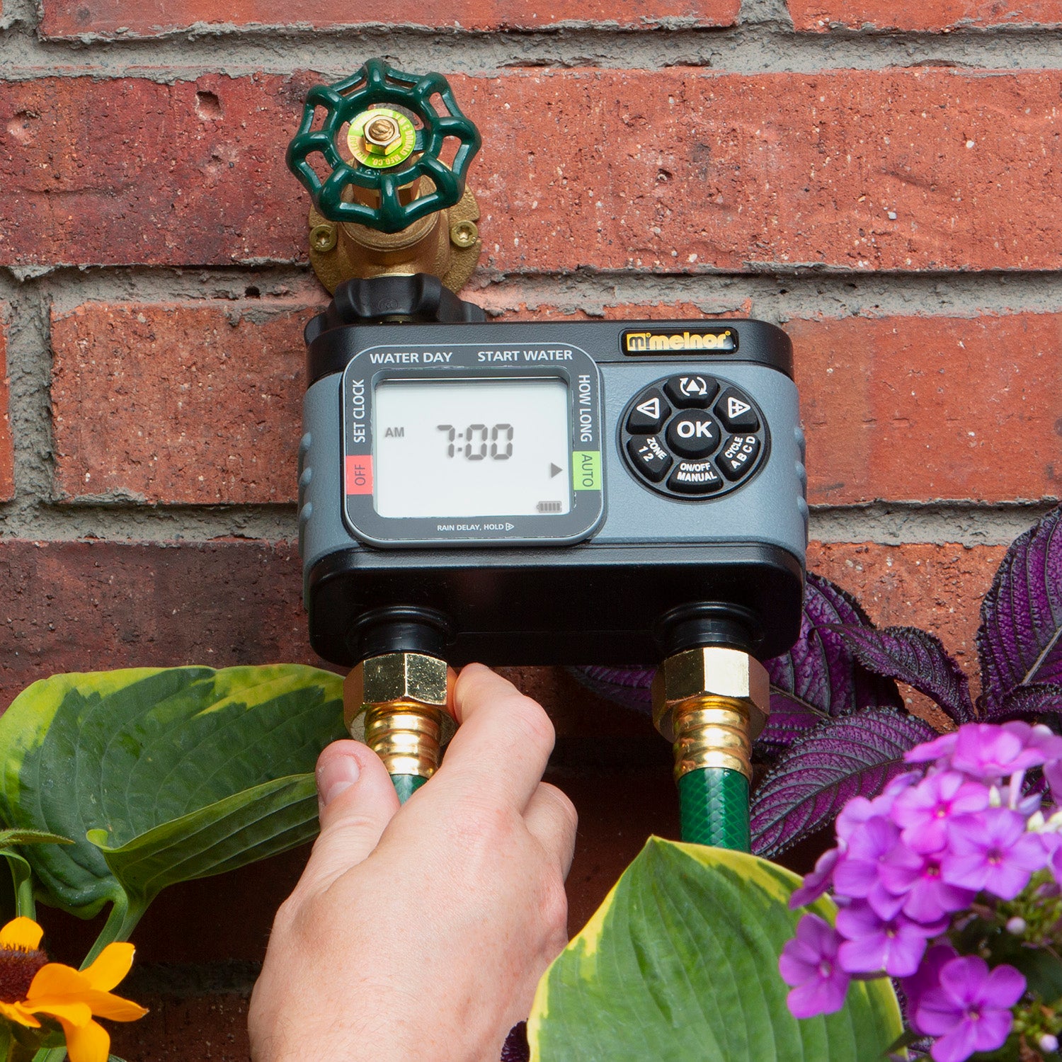 HydroLogic® 2-Zone Digital Water Timer – Melnor