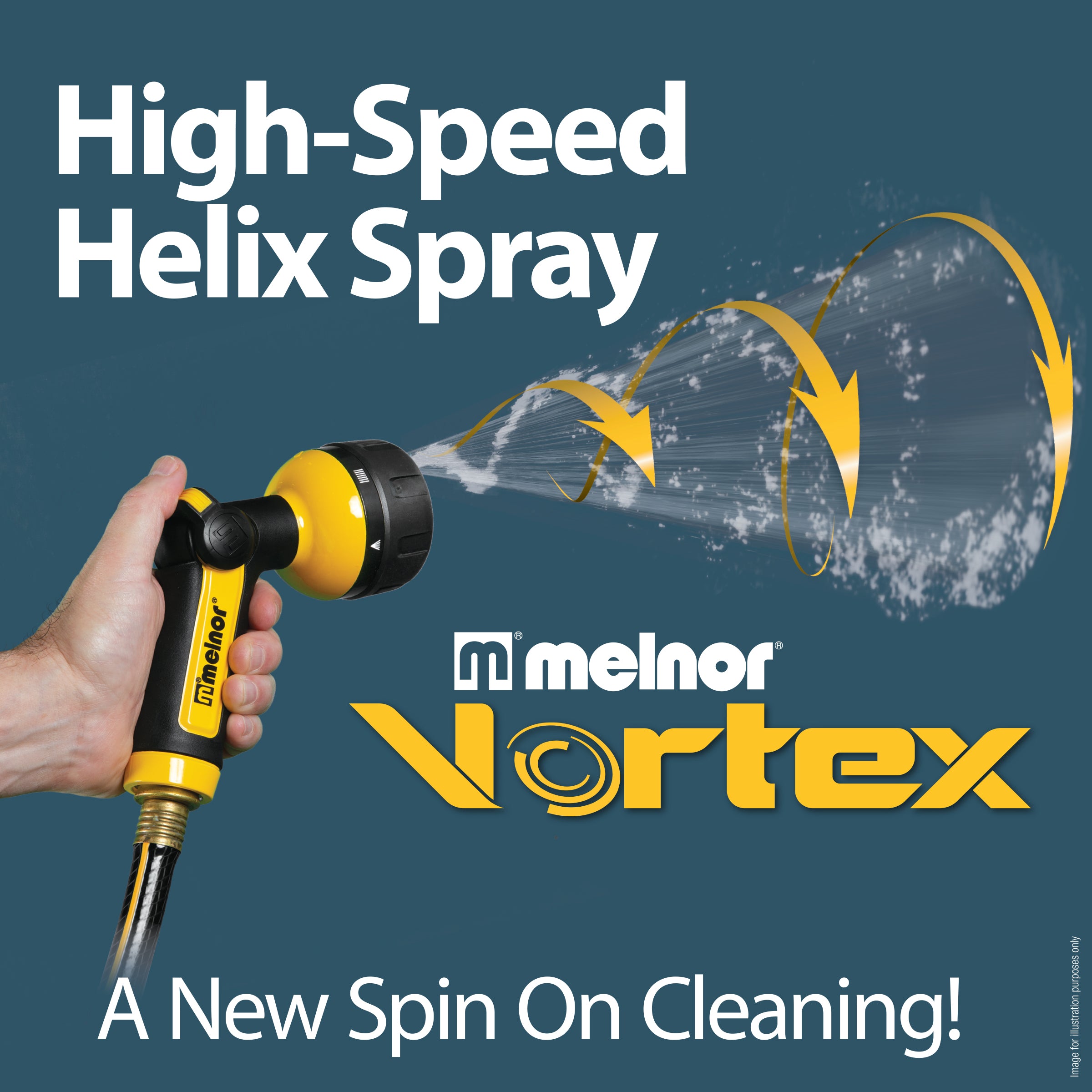 Vortex® 6-Pattern Thumb-Control Nozzle – Melnor