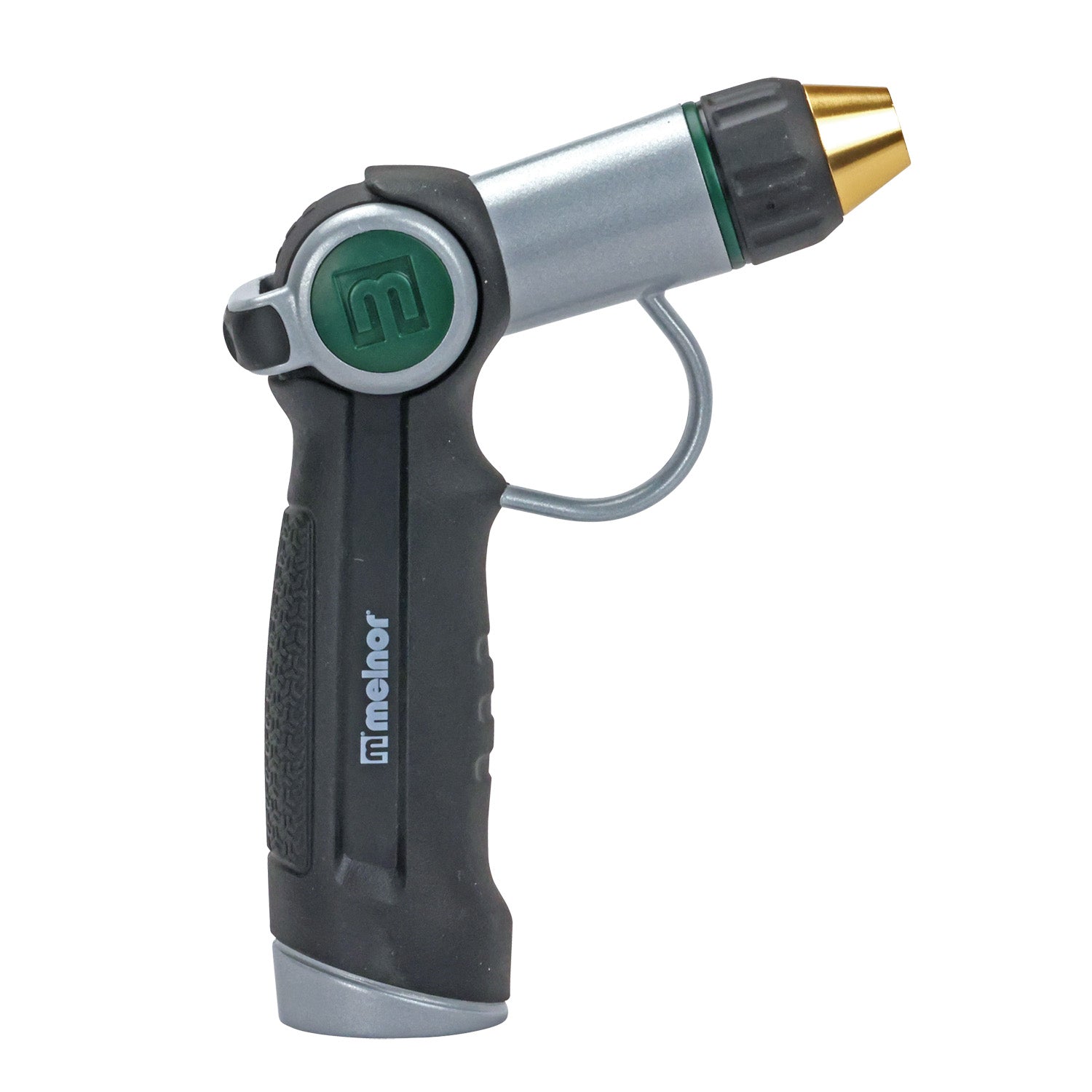 Melnor MS100 Metal Thumb-Control Adjustable Nozzle side view