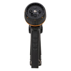Front view of the Melnor XT301 Front-Trigger Metal 8-Pattern Nozzle 