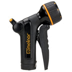Side view of the Melnor XT301 Front-Trigger Metal 8-Pattern Nozzle 