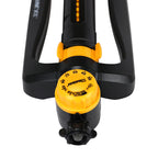 Melnor XT Turbo Oscillating Sprinkler with Timer close up view of timer