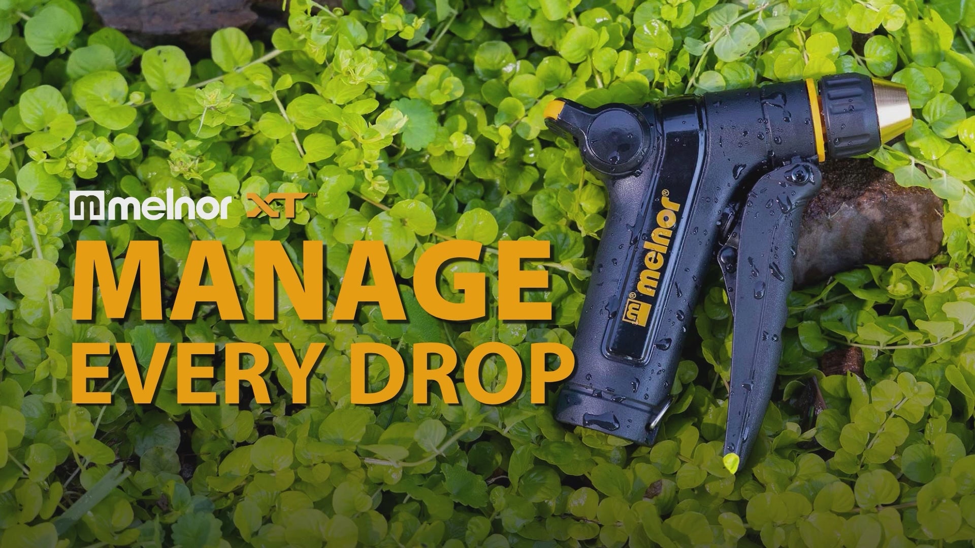 Video overview of the Melnor XT300 Front Trigger Adjustable Nozzle and XT301 Front Trigger 8 Pattern Nozzle