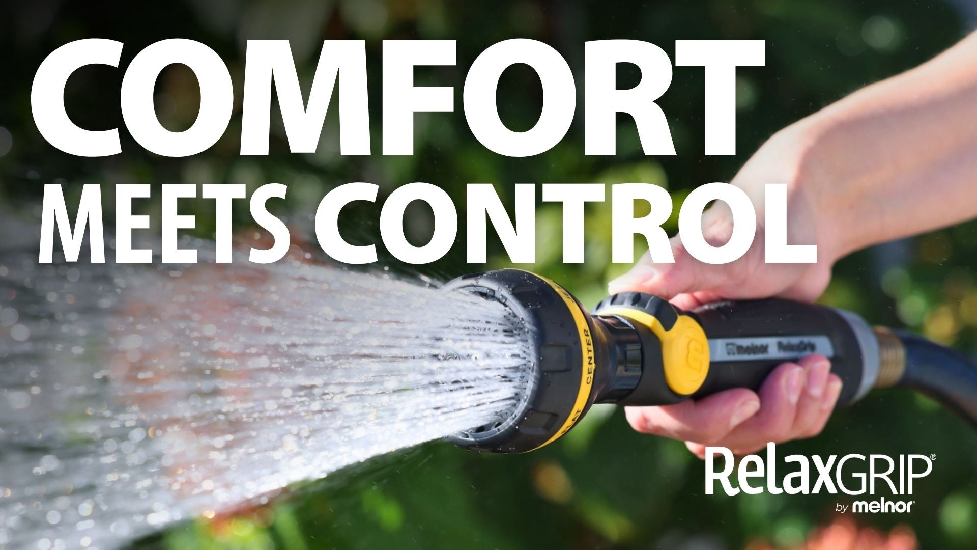 Video overview of the Melnor RelaxGrip R821 Thumb-Control 8-Pattern Nozzle