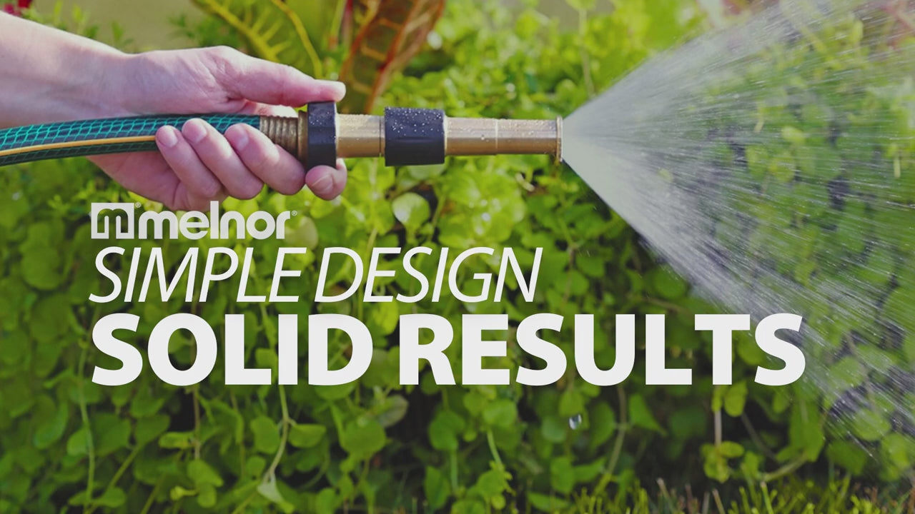 Video overview of the Melnor 15111 5 Inch Brass Twist Nozzle