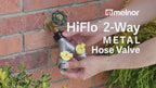HiFlo™ 2-Way Metal Hose Valve