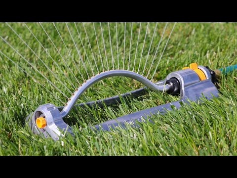 Metal 4,000 Sq. Ft. Turbo Oscillating Sprinkler (YouTube)