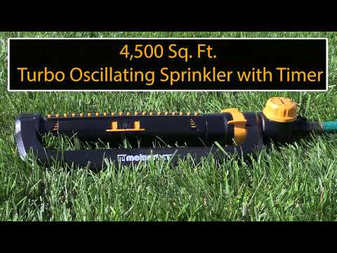 Time-a-Matic® Deluxe Turbo Oscillating Sprinkler – Melnor