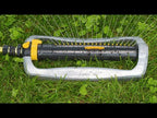 Metal 4,500 Sq. Ft. Turbo Oscillating Sprinkler with Flow Control (YouTube)