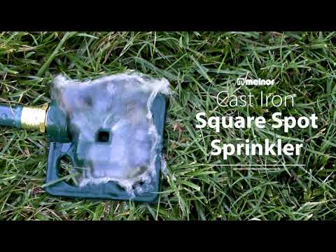 Cast Iron Square Spot Sprinkler (YouTube)