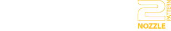 The image features the word "Vortex2" in large, stylized white lettering on a black background, with the words "Pattern" and "Nozzle" in smaller yellow text.